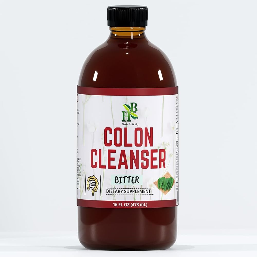 Herb To Body Colon Cleanser Bitter Herbal Tonic - 16 Fl Oz