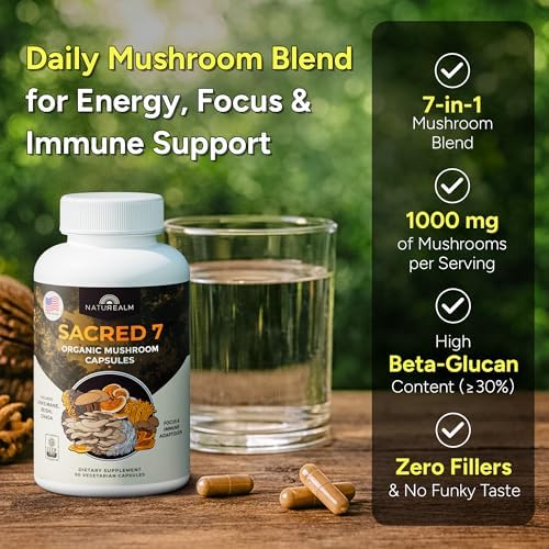 Naturealm Sacred 7 Mushroom Supplement