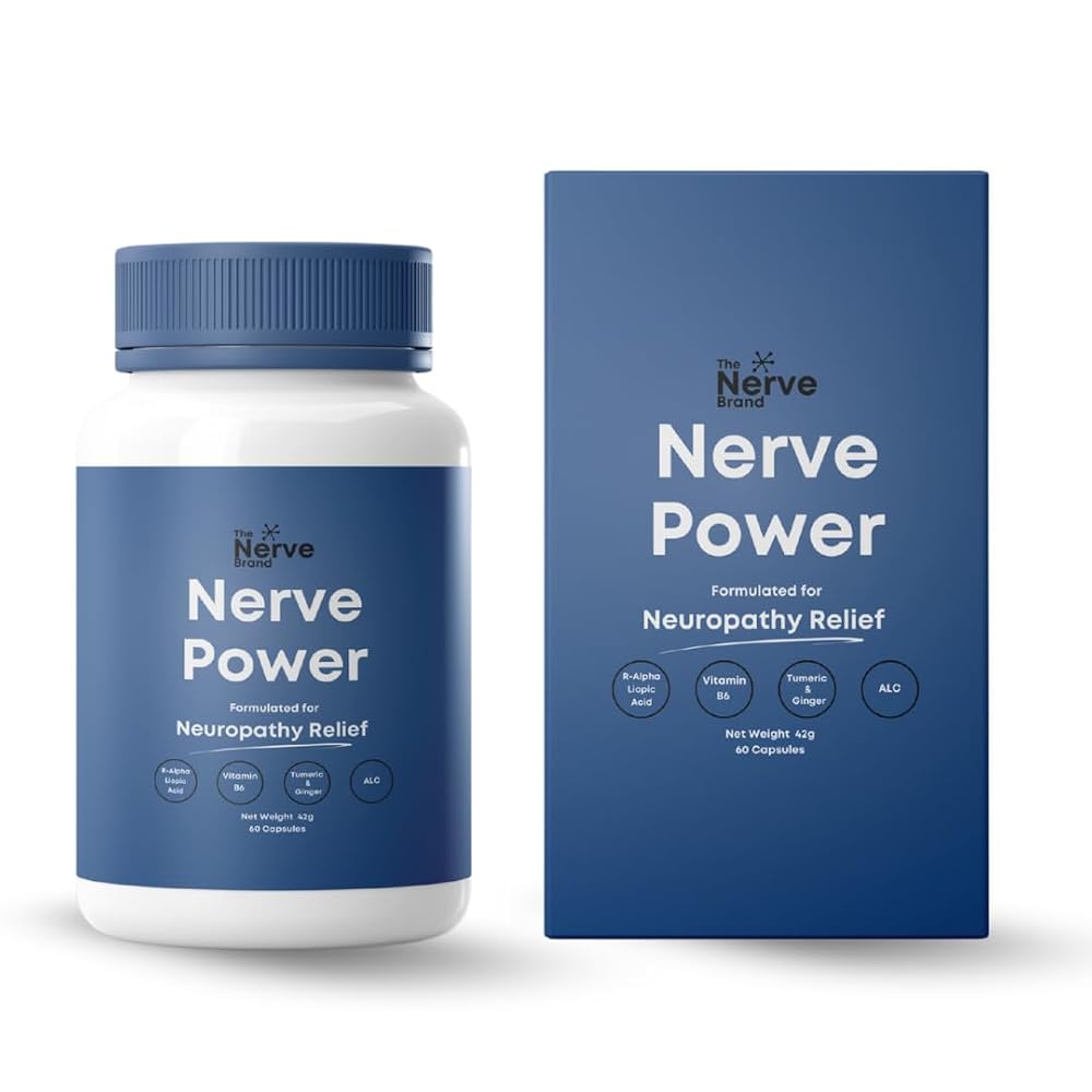 The Nerve Brand Nerve Power R Alpha Lipoic Acid 600mg - 60 Capsules