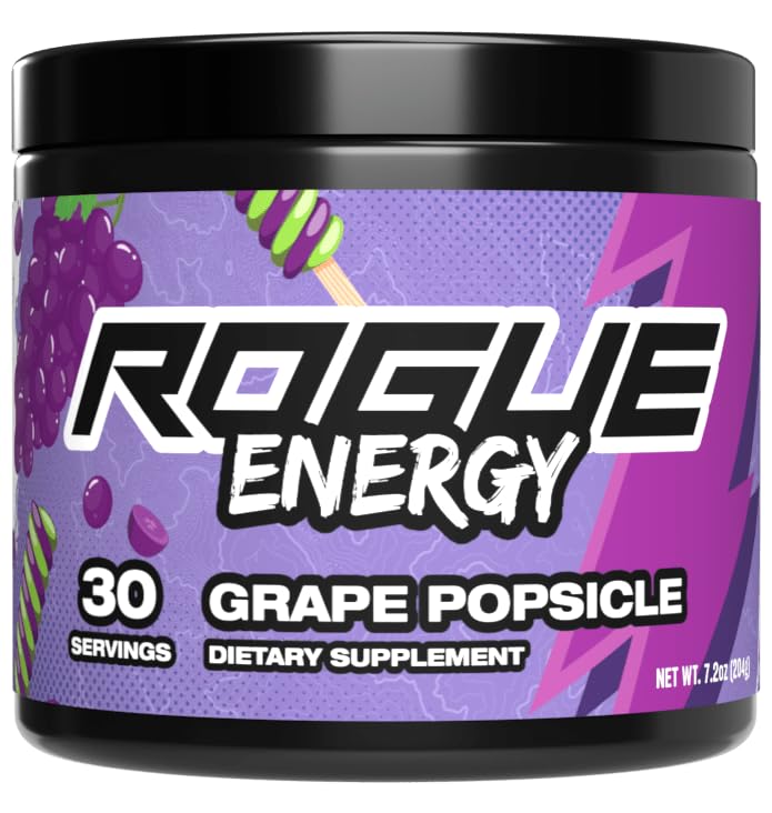 Rogue Energy Drink Powder for Gaming - Grape Popsicle - 30 Servings - image 2