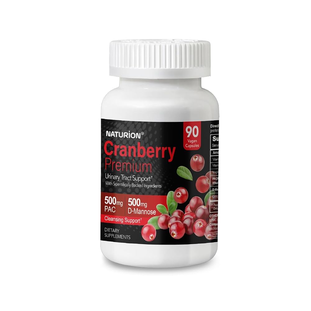 NATURION Cranberry Premium Urinary Tract Support - 90 Capsules
