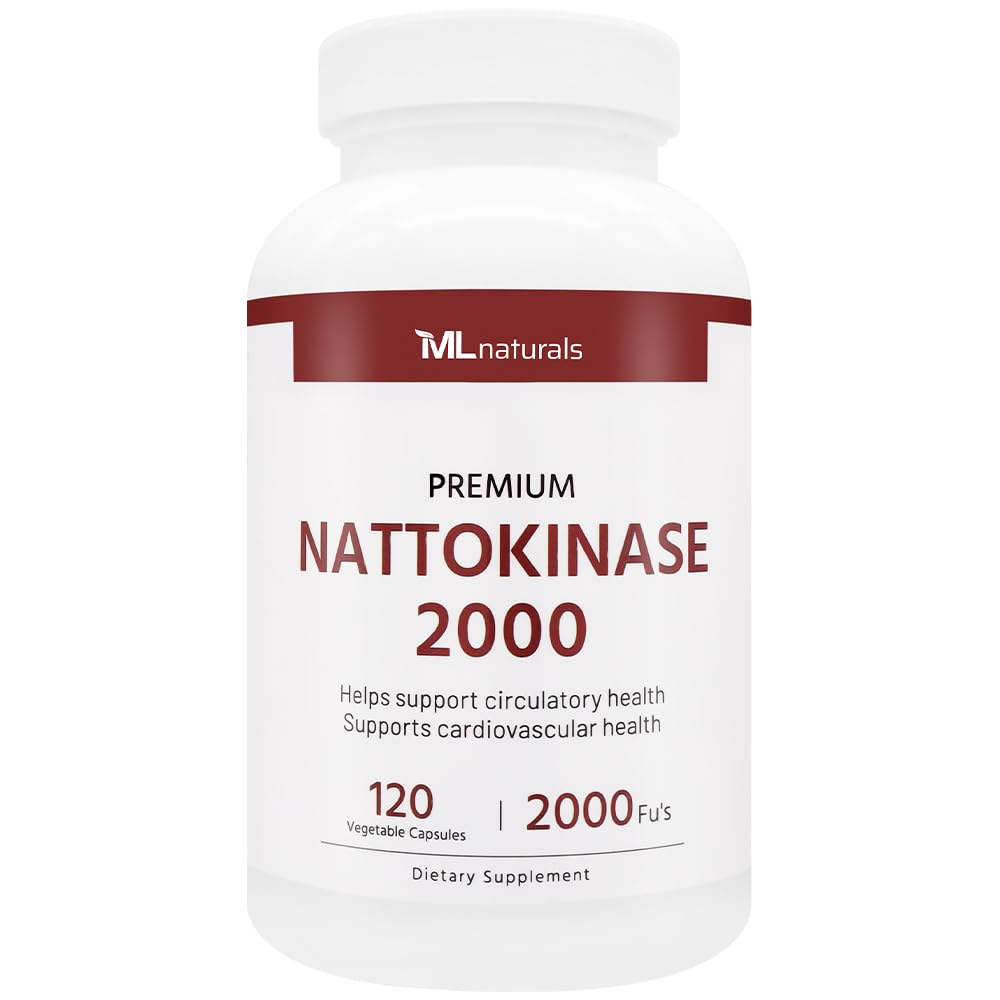 ML Naturals Nattokinase 2000 120 Vegetarian Capsules