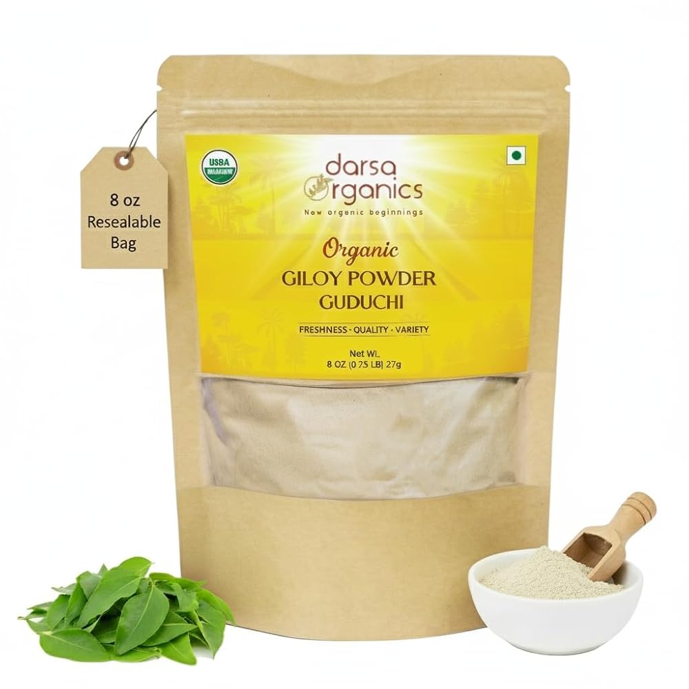 Darsa Organics Giloy Powder Organic Guduchi - 8oz