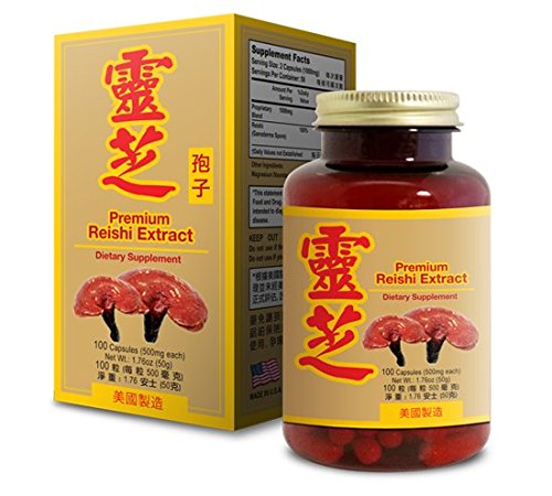 Laowei Reishi Extract Capsule Immune Support - 100 Capsules