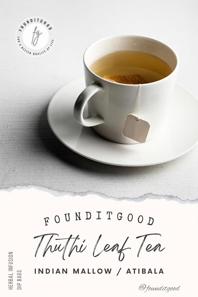 FounditGood Thuthi Leaf Tea Herbal Infusion - 60 Dip Tea Bags