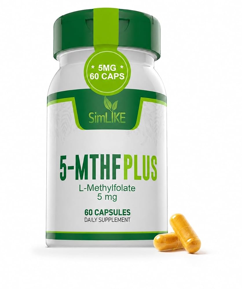 Simlike Methylated B Complex Vitamins with TMG - 60 Capsules