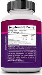 Potassium Citrate 99mg Supports Bone & Joint Health - 120 Vegetarian Capsules - image 4