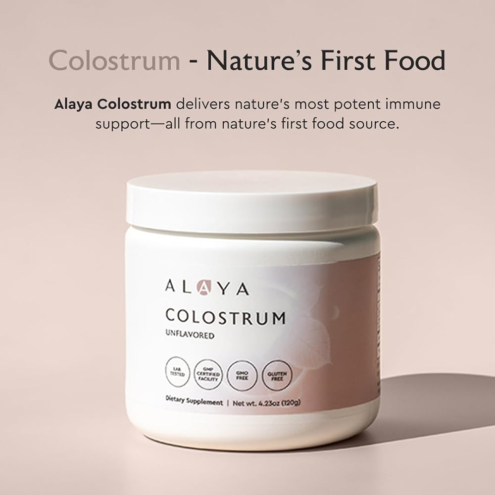 Alaya Naturals Bovine Colostrum Powder Immune Support - 4.23 oz - image 2