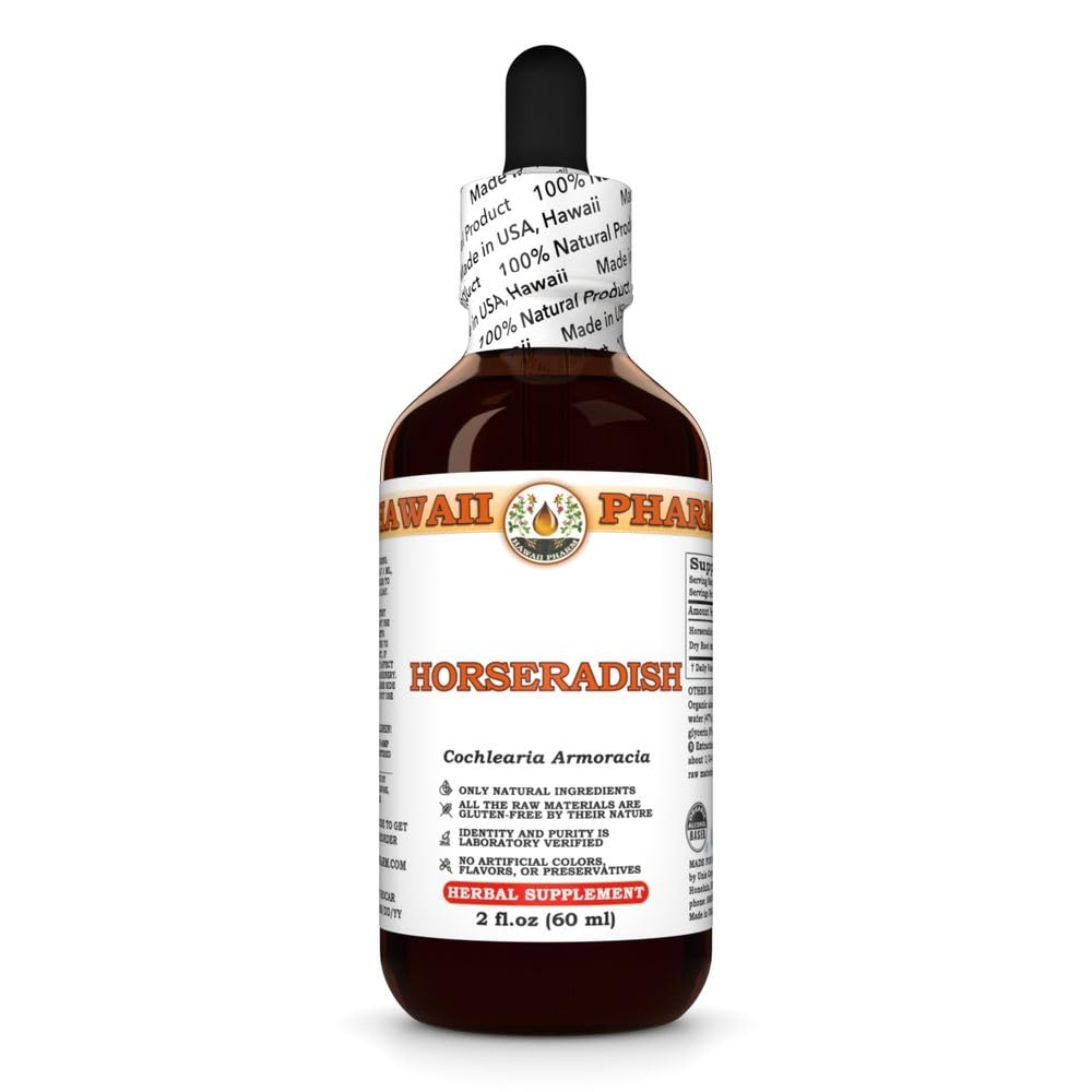 Hawaii Pharm Horseradish (Armoracia rusticana) Root Liquid Extract