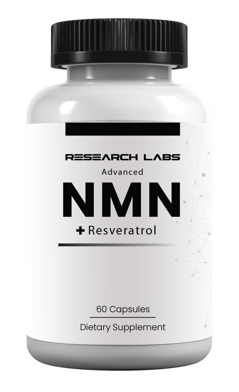 Research Labs Advanced NMN Resveratrol Betaine Supplement.