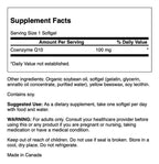 Swanson CoQ10 100 mg Energy Antioxidant Support - 100 Softgels - image 2