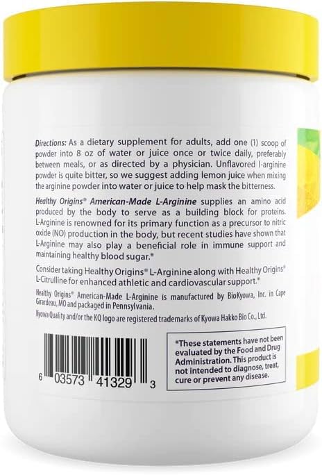 Healthy Origins L-Arginine Powder 5000 mg - 300g - image 3