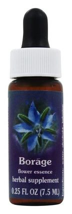 Flower Essence Services Borage Essence Liquid - 7.4 mL