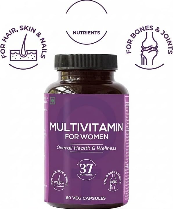 Goldy Multivitamin for Women with Biotin - 60 Vegetarian Capsules - image 3