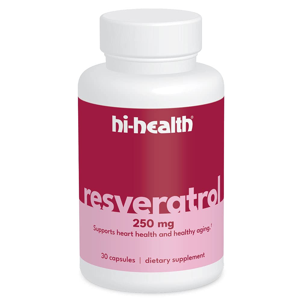 Ultra Plan Hi-Health Resveratrol 250mg - 30 Capsules