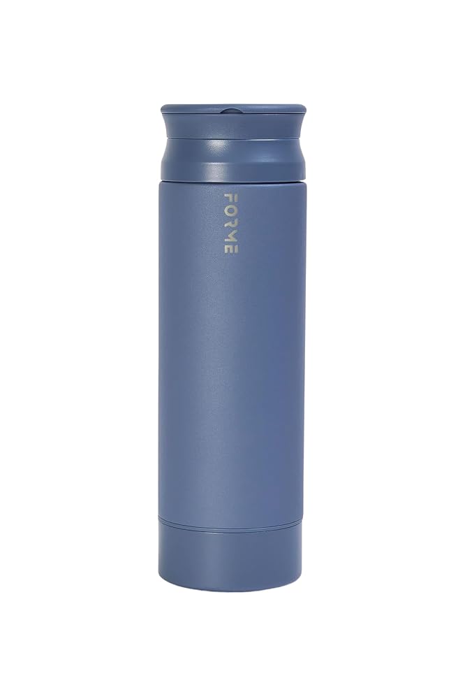 FORME Blender Shaker Bottle, Double Insulated Stainless Steel