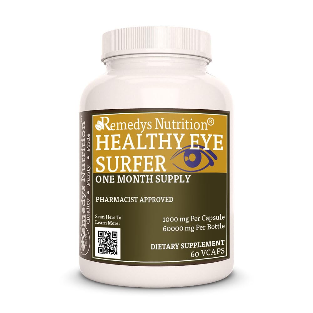 Remedy's Nutrition Healthy Eye Surfer Herbal Blend - 60 Vegan Capsules