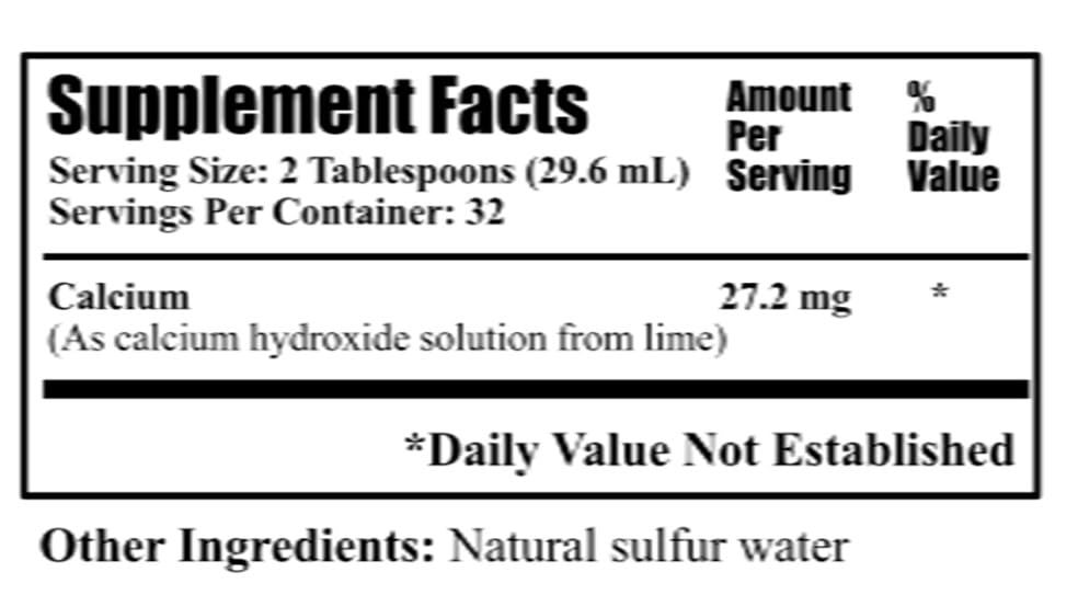 Daily Manufacturing Daily's Lime Water Calcium Hydroxide Supplement - 16 fl oz - image 2