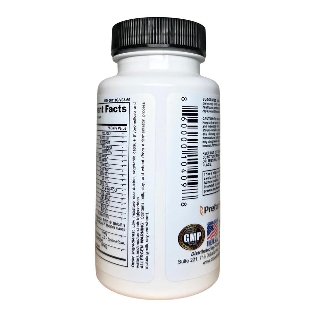 Casa de Sante FODMAP Digestive Enzymes with Probiotics - 60 Vegetarian Capsules - image 7