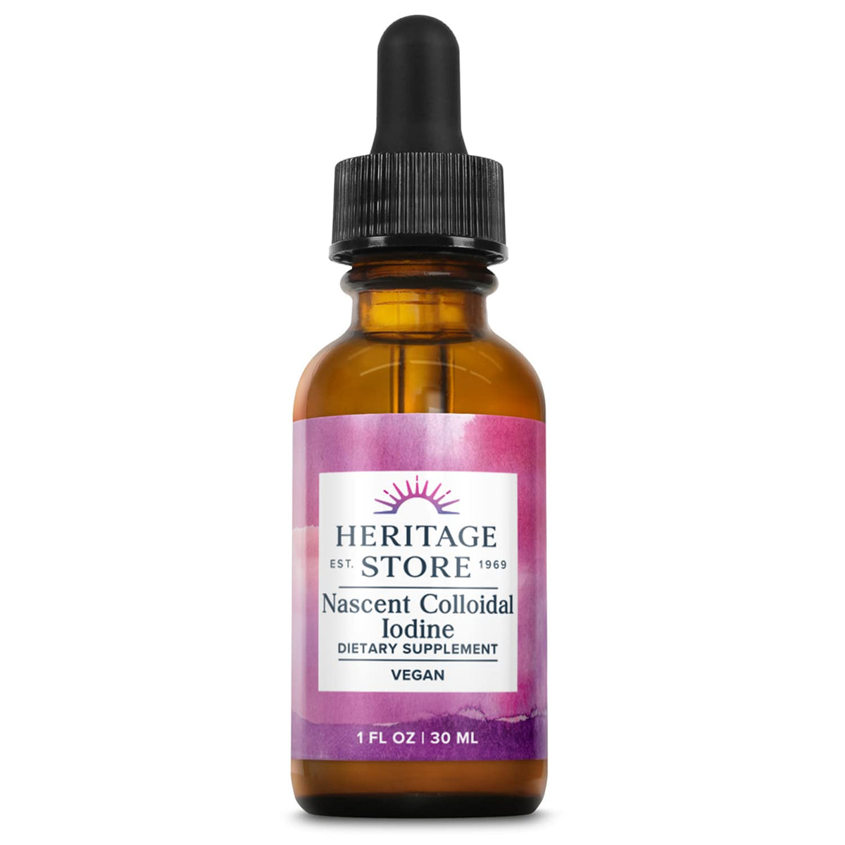 Heritage Store Nascent Colloidal Iodine Drops 246 mcg - 1 Fl Oz