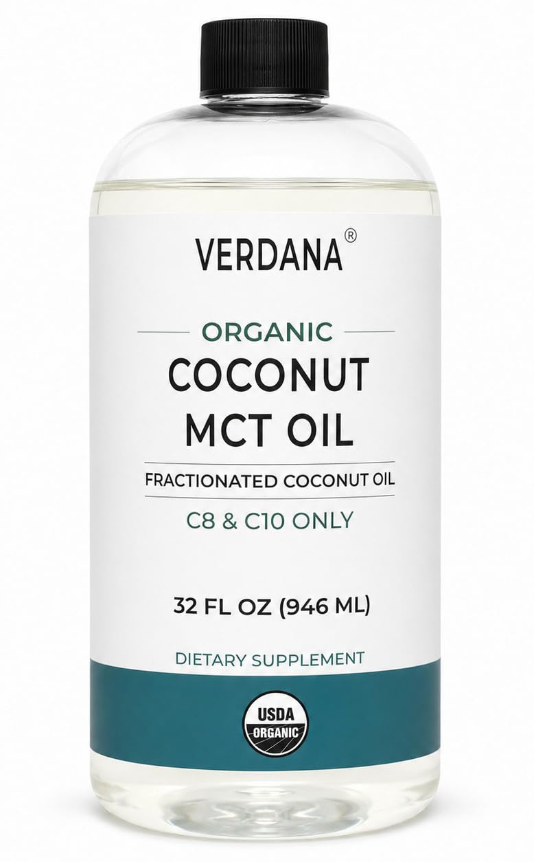 Verdana USDA Organic Coconut MCT Oil – 32 Fl Oz