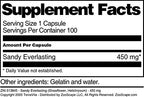 Terravita Sandy Everlasting Strawflower Helichrysum 450 mg - 100 Capsules - image 4