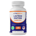 Vitamatic Lactase Enzyme 9000 FCC Lactose Intolerance Relief - 240 Tablets