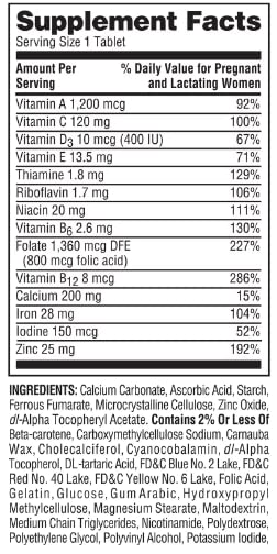Spring Valley Multimineral Prenatal Multivitamin Tablets - image 2
