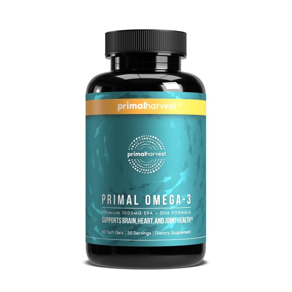 Primal Harvest Omega-3 Daily Supplement - 60 Softgels