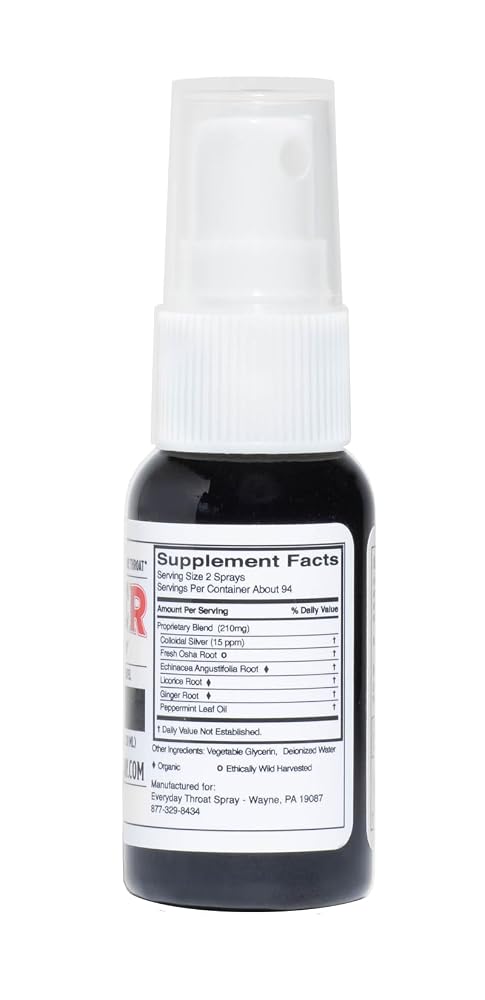 Zapper Throat Spray All-Natural Herbal with Colloidal Silver - 1 fl oz - image 2