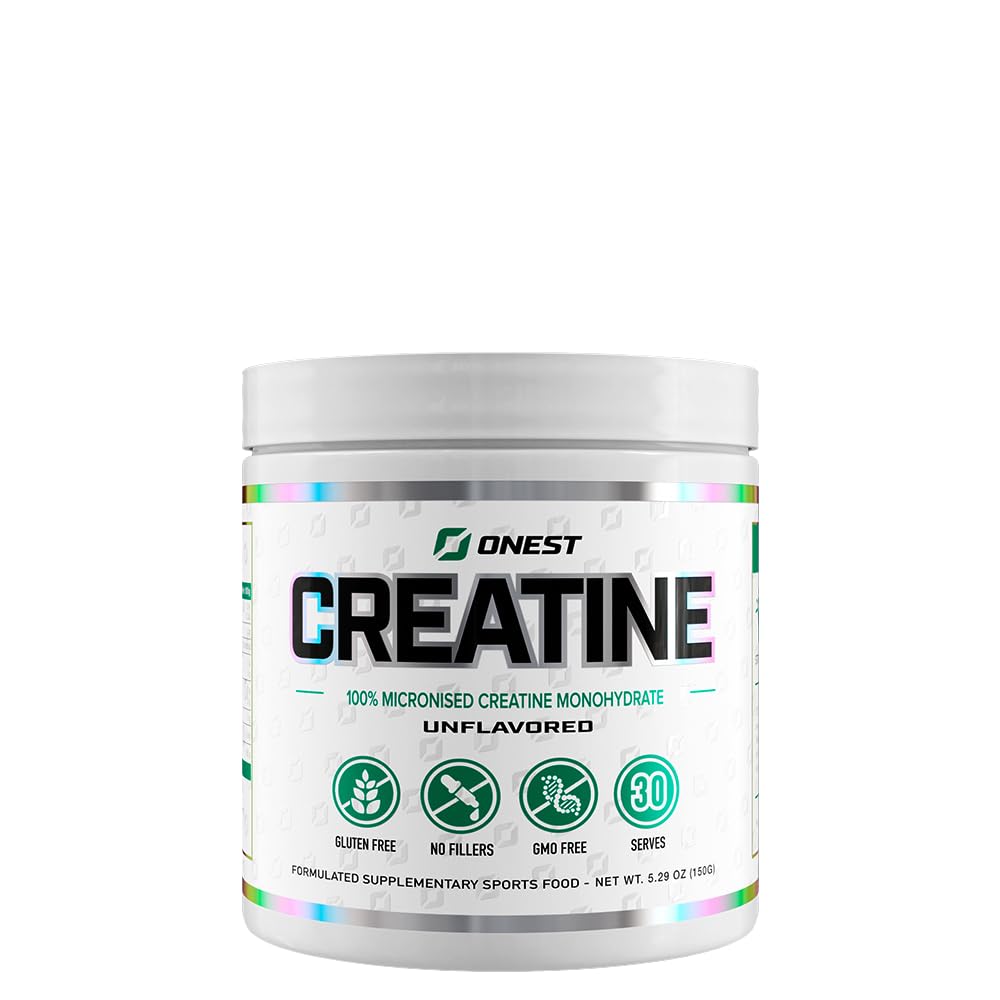 ONEST Creatine Monohydrate Powder 5g - 150g (30 Servings)