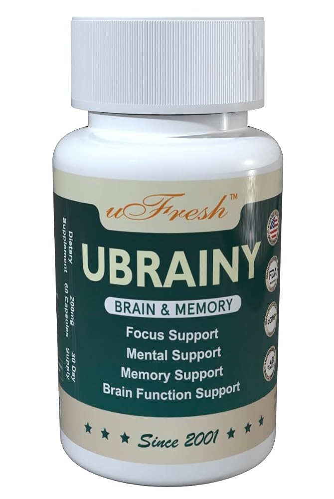 uFresh Ubrainy Brain and Memory Support Capsules