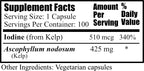 Daily Manufacturing Algazim Iodine & Kelp - 100 Vegetarian Capsules - image 3