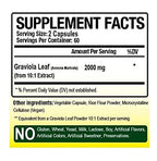 Biotech Nutritions Graviola Extract 2000 mg - 120 Vegetarian Capsules - image 2