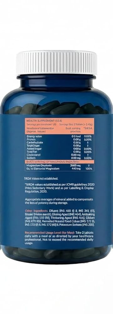 Generic Magnesium Glycinate 2000mg Supplement - 120 Vegetarian Capsules - image 6