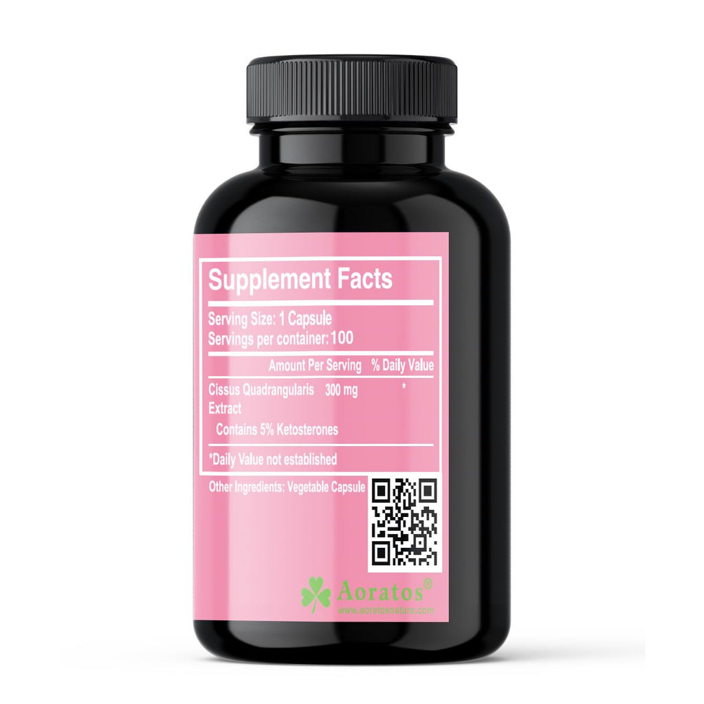 Aoratos Cissus Extract 300mg - 100 Vegetarian Capsules - image 2