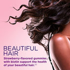Nature's Bounty Hair, Skin & Nails Gummies with Biotin 2500 mcg - 180 Count - image 3