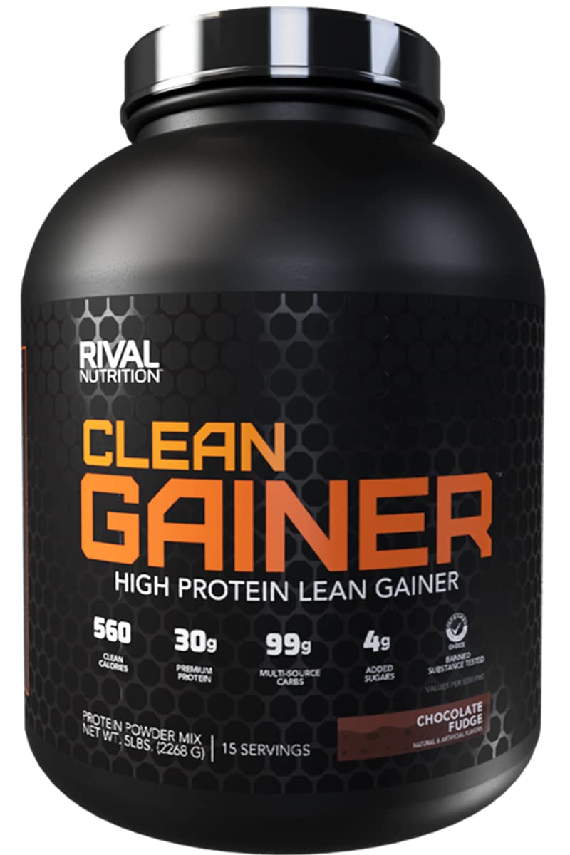 Rival Nutrition Clean Gainer Protein Powder Chocolate Fudge - 5 lb