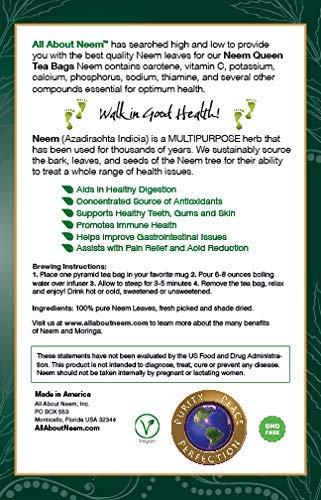 All About Neem Neem Tea Bags Caffeine Free - 3 Count - image 3