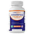 Vitamatic Serrapeptase 240,000 SPU - 120 Capsules