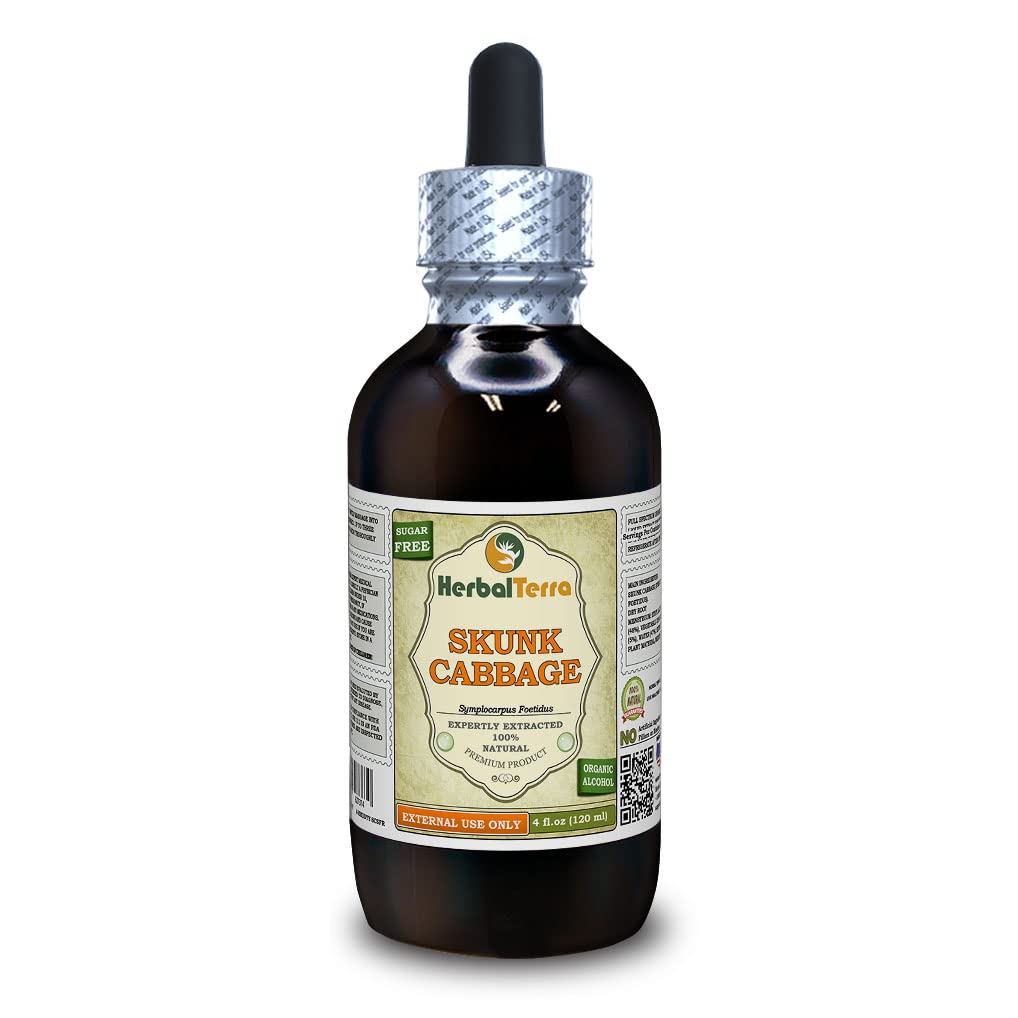 Herbal Terra Skunk Cabbage Tincture Liquid Extract - 4 fl oz