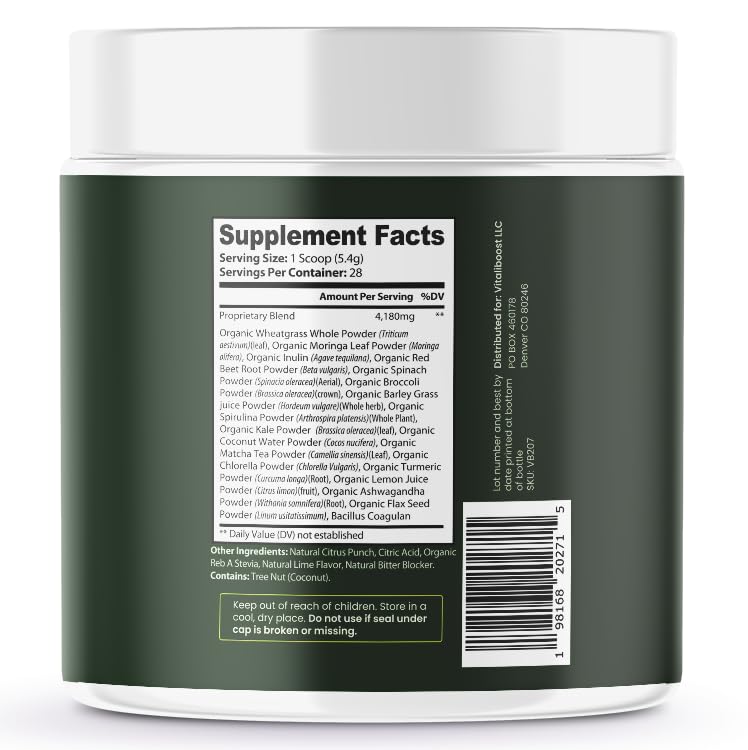 VB Health Green Boost Superfood Powder - 30 Servings - image 3