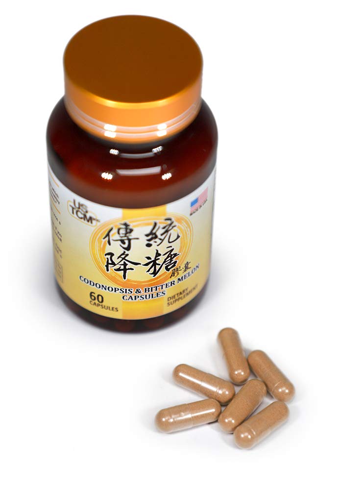 USTCM Codonopsis Bitter Melon Capsules 500mg - 60 Vegetable Capsules - image 2