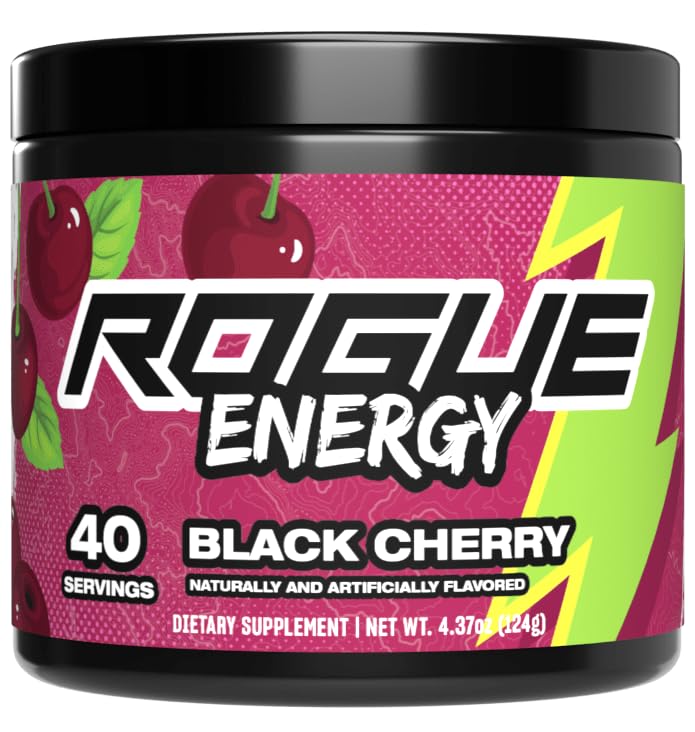 Rogue Energy Black Cherry Energy Drink Powder - 40 Servings