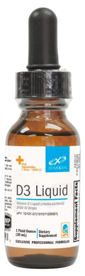 XYMOGEN D3 Liquid Vitamin D3 Supplement 1000 IU - 1 Fl Oz