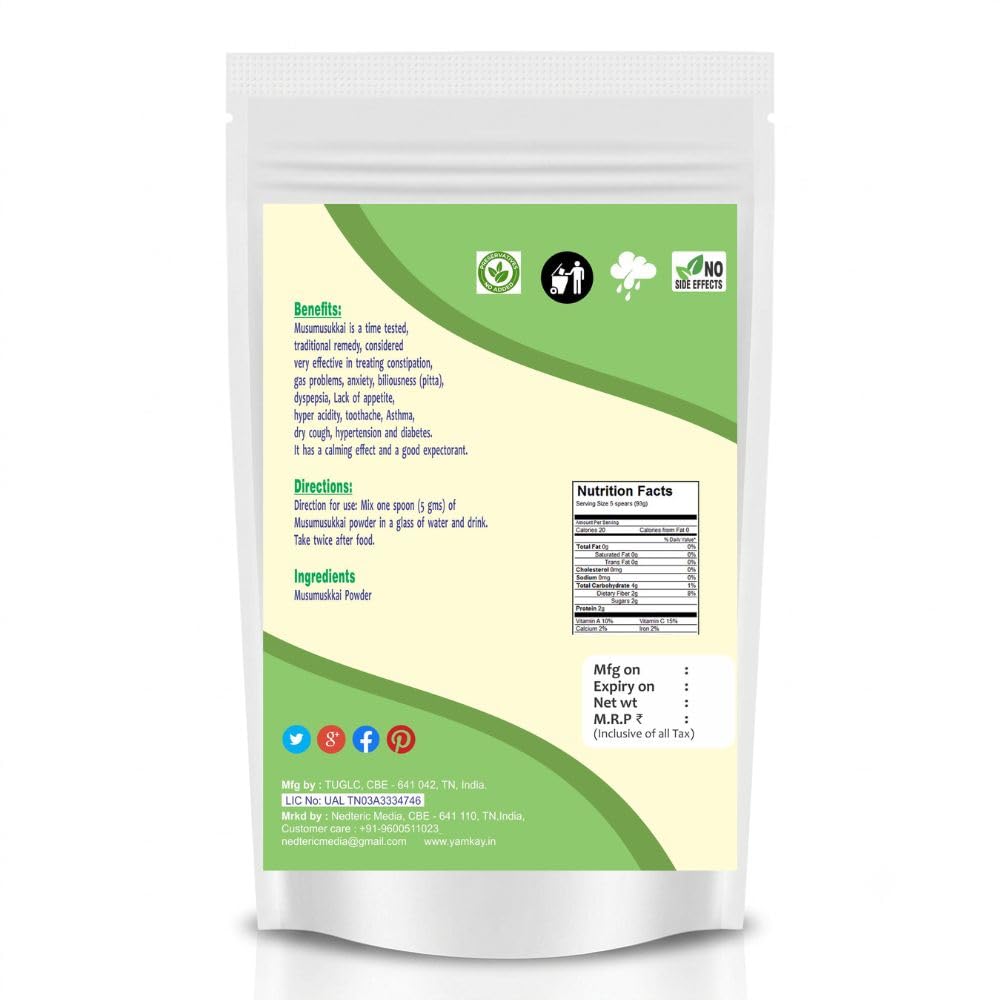 YAMKAY Musumusukkai Powder Ayurvedic Herbal - 1 Ounce - image 2