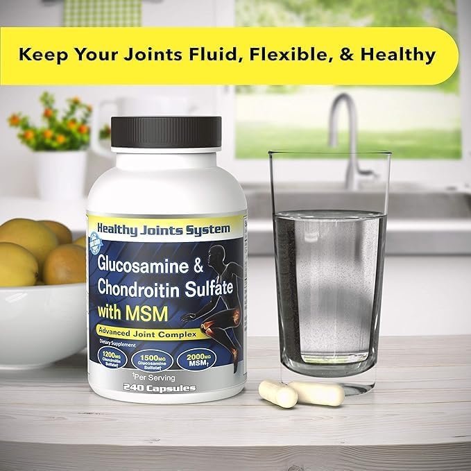 Healthy Joints System Glucosamine Chondroitin MSM - 240 Capsules - image 2