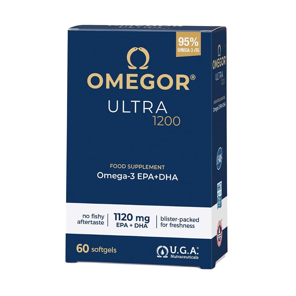 OMEGOR Omega 3 Fish Oil 1200mg Ultra - 60 Softgels