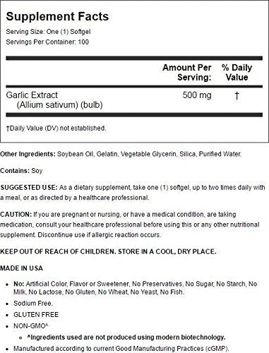 Olympian Labs Odorless Garlic - 100 Softgels - image 2