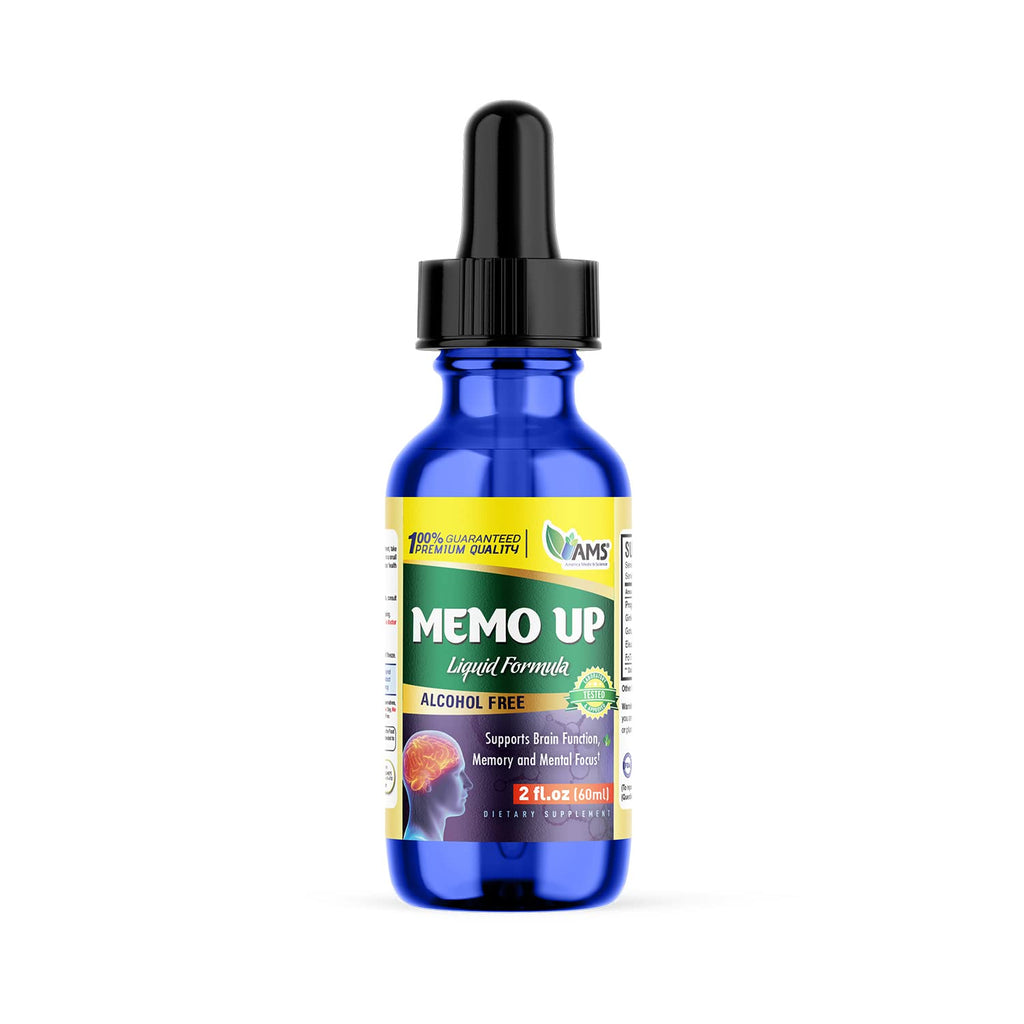 America Medic & Science Memo Up Brain Vitamin Drops - 60 mL